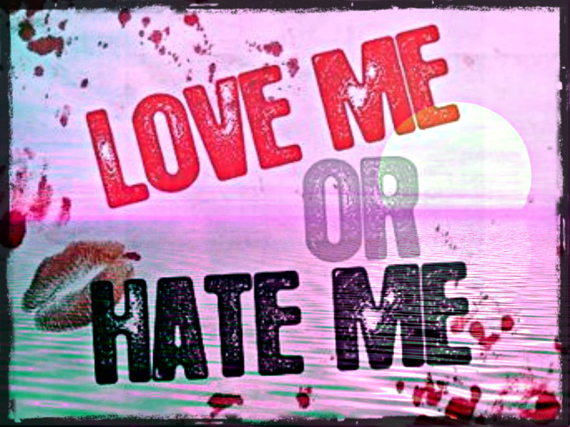 ★ Love Me Or Hate Mebut Here I Am ☆ - Hate Shayari In Hindi For Boyfriend - HD Wallpaper 