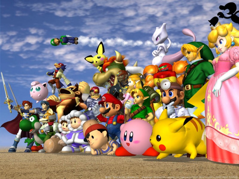 All Melee Characters - Super Smash Bros Melee - HD Wallpaper 