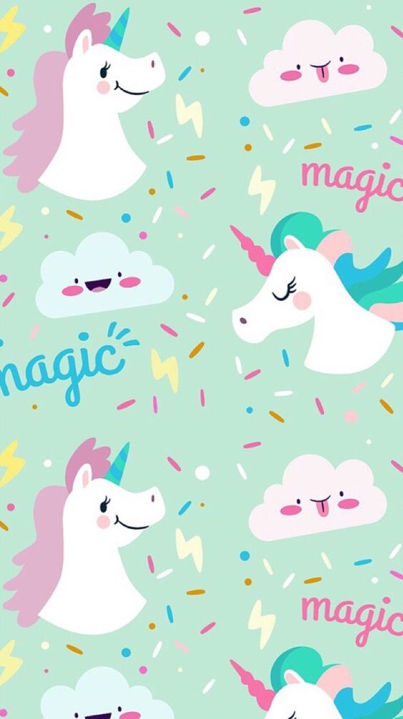 Wallpaper De Unicornio Para Celular - Hinh Nen Kute De Thuong - HD Wallpaper 