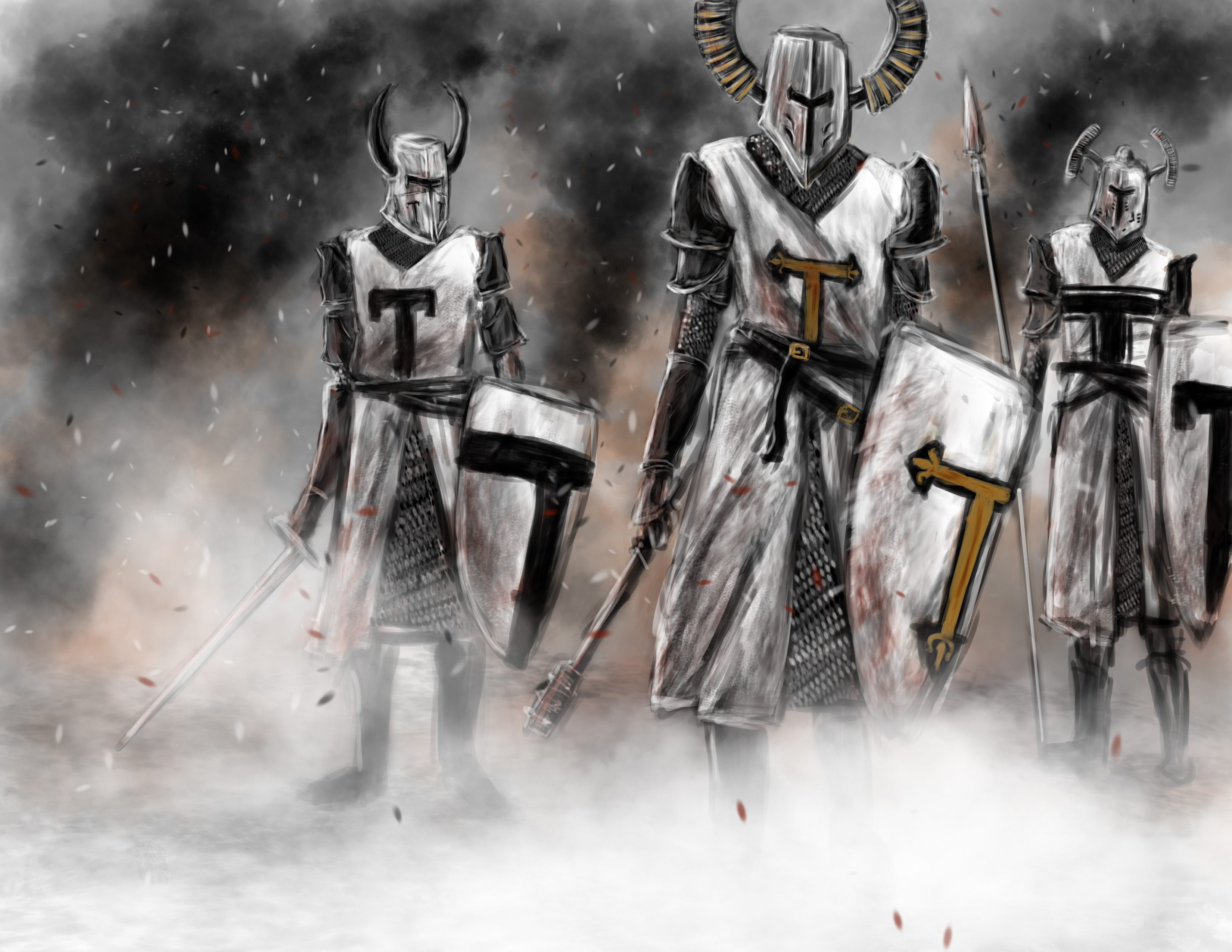 Knights, Crusaders, Download Photo, Picture, Wallpapers - HD Wallpaper 