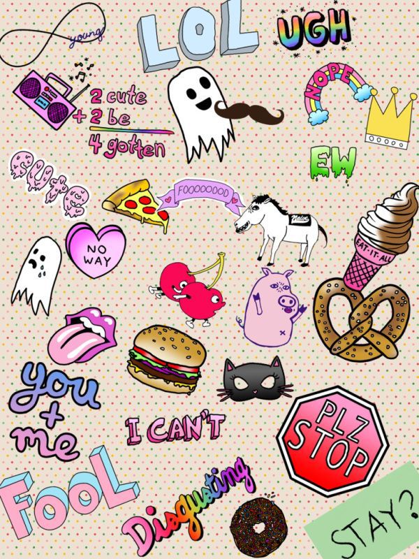 Wallpaper Image - Stickers For Pic Collage - HD Wallpaper 