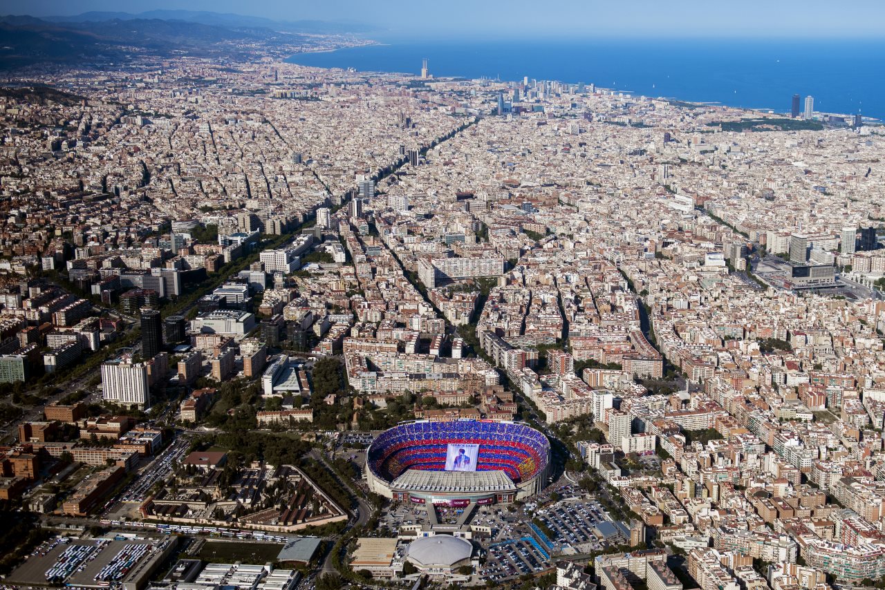 Camp Nou Barcelona View - HD Wallpaper 