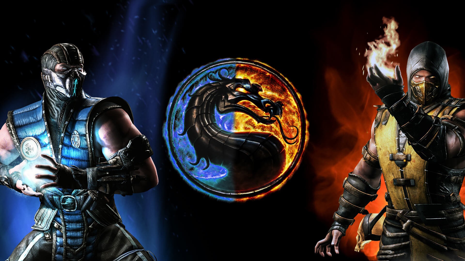 Subzero Vs Scorpion In Mortal Kombat X Wallpaper - Mortal Kombat X Wallpaper Hd - HD Wallpaper 
