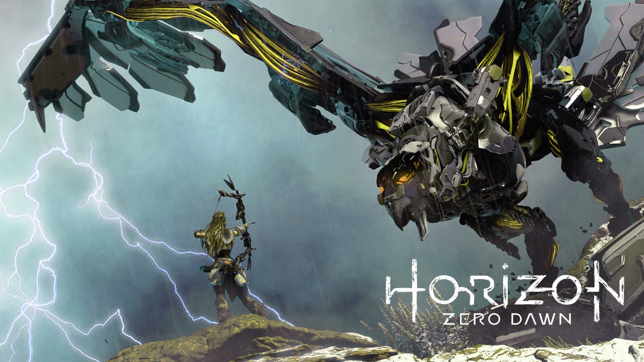 Wallpaper Horizon, Zero Dawn, Civilization, Guerrilla - Horizon Zero Dawn Cool - HD Wallpaper 