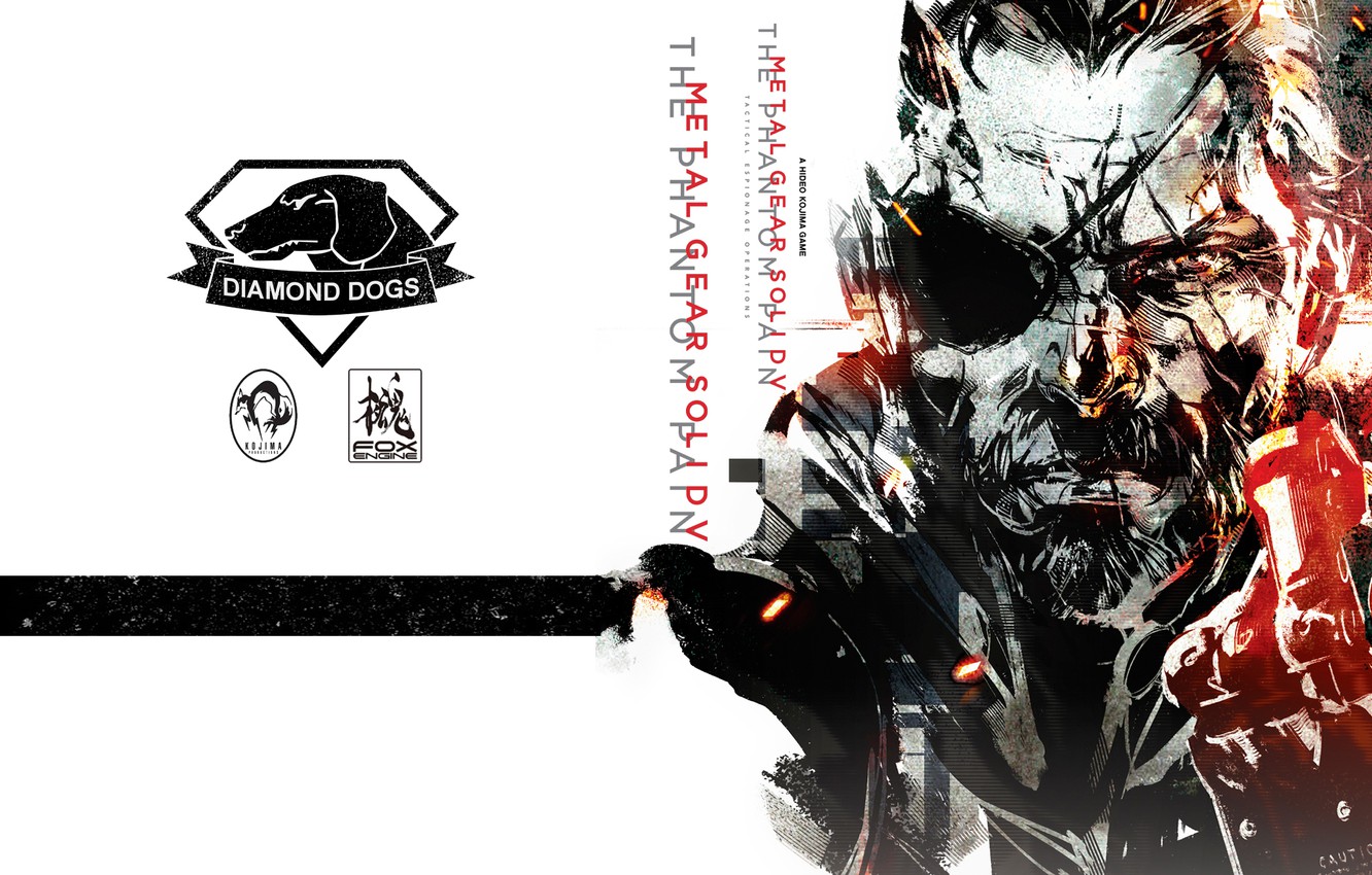 Photo Wallpaper Snake, Art, Konami, Kojima Productions, - Yoji Shinkawa Venom Snake - HD Wallpaper 