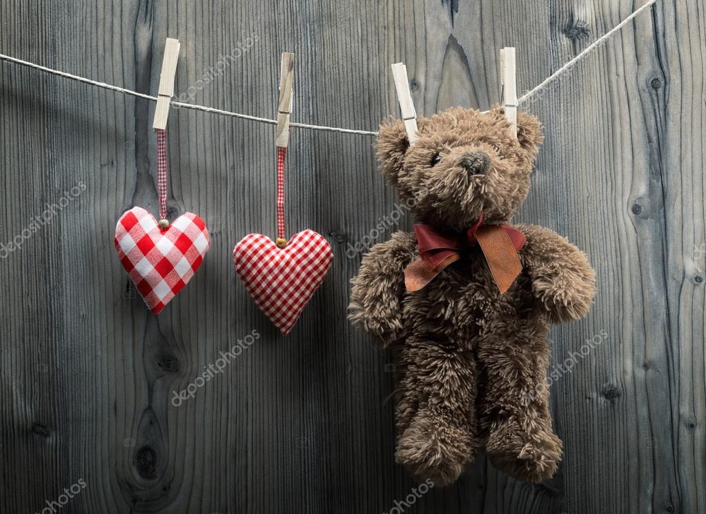 Teddy Bear Wallpaper Valentine Day - HD Wallpaper 