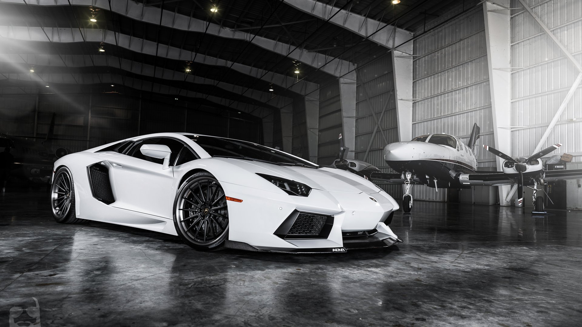 Lamborghini Aventador White Wallpaper Hd - HD Wallpaper 