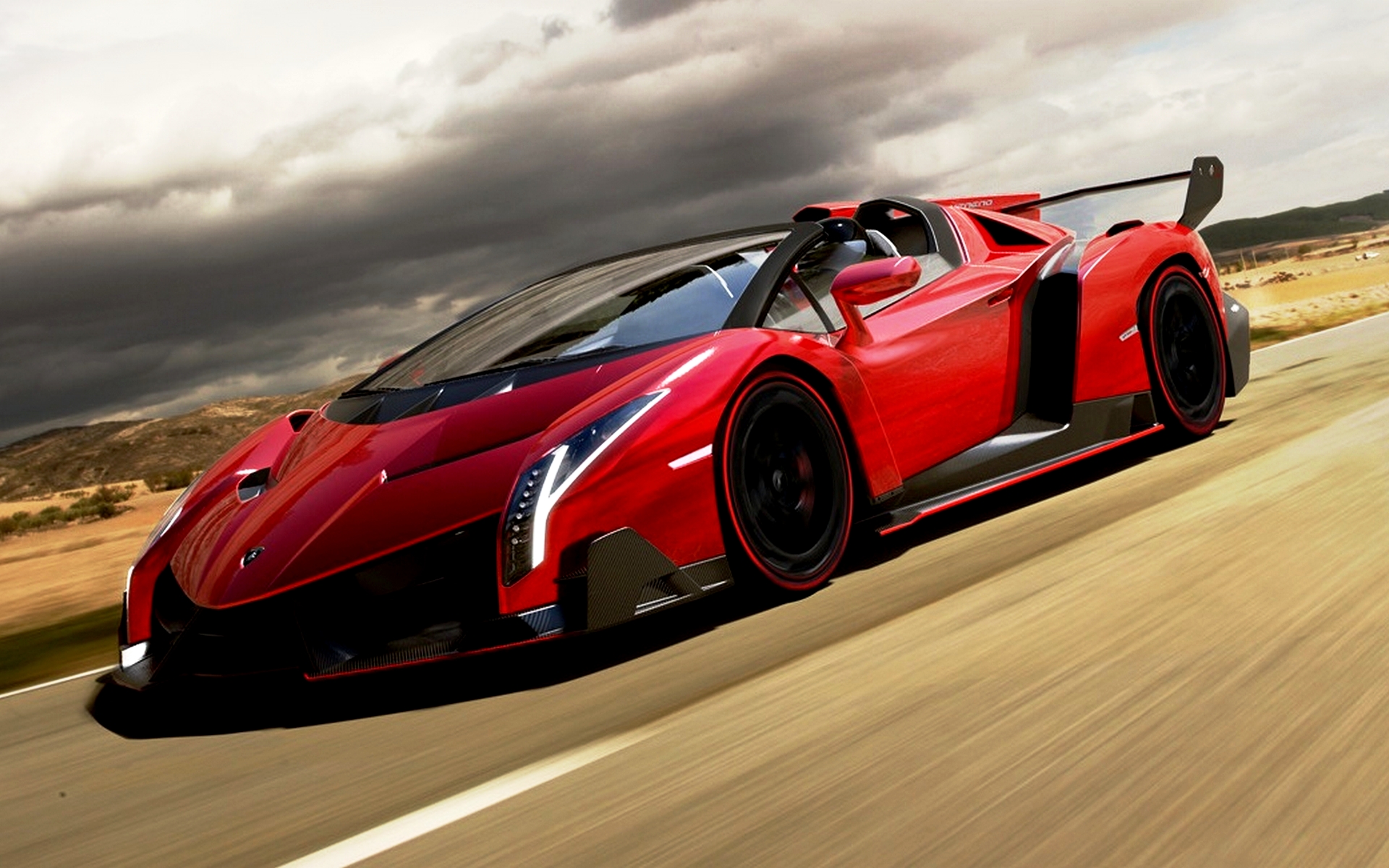 Lamborghini Veneno Roadster - HD Wallpaper 