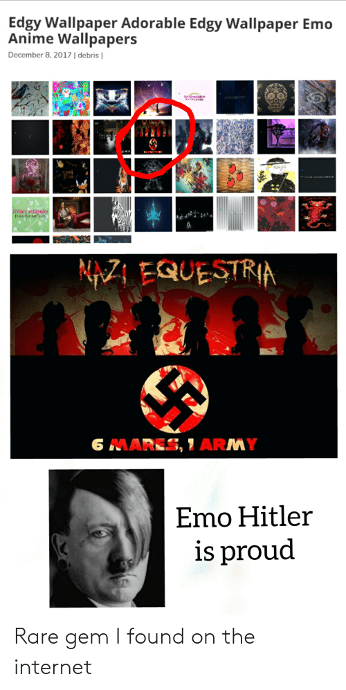 Anime, Emo, And Internet - Hitler Emo - HD Wallpaper 