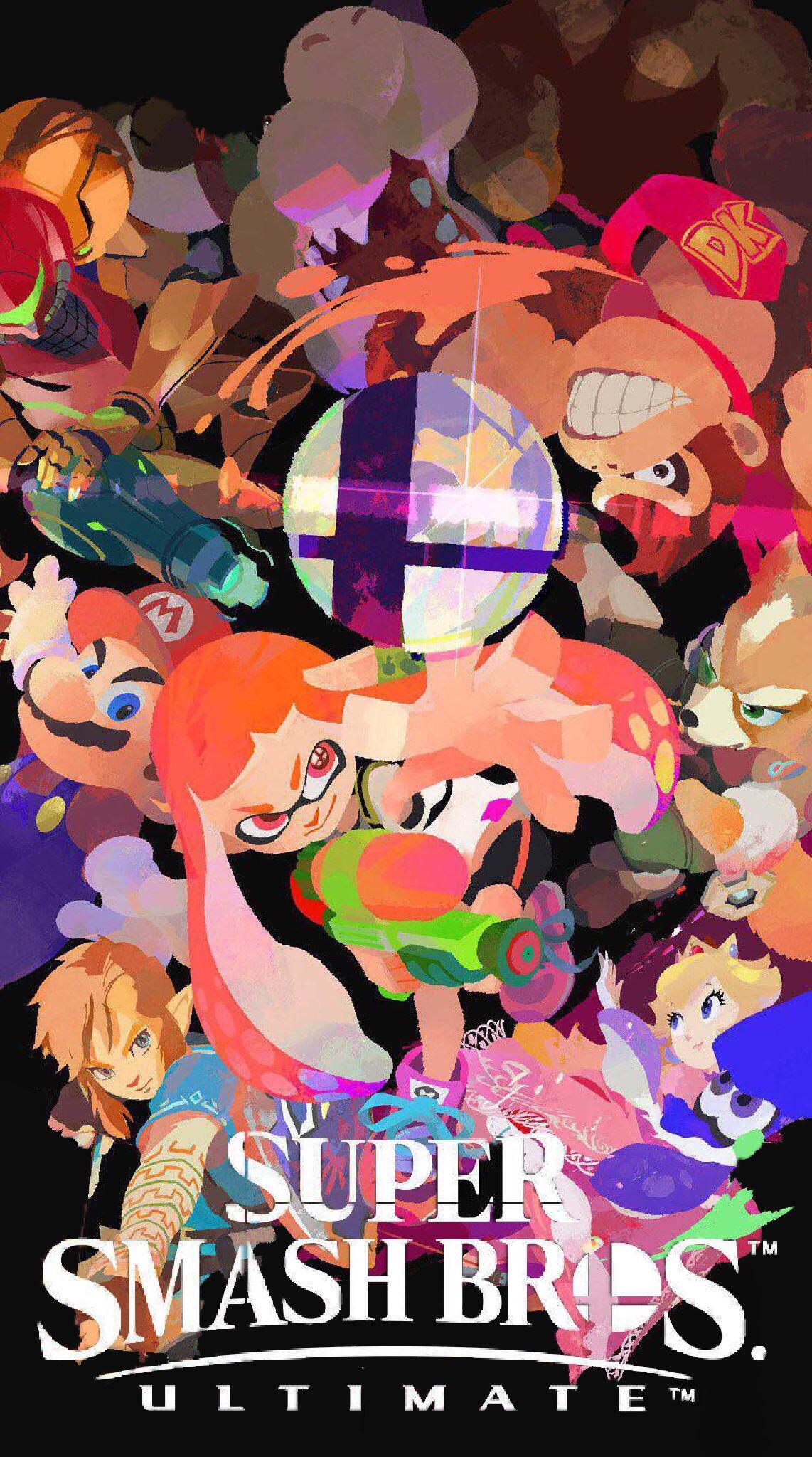 Iphone Super Smash Bros Ultimate - HD Wallpaper 