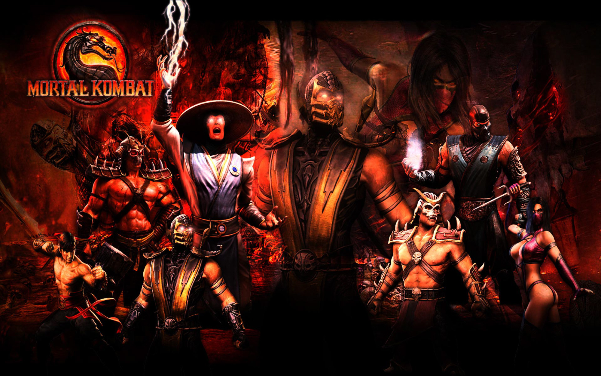 Mk Wallpapers - Mortal Kombat 9 Hd - HD Wallpaper 