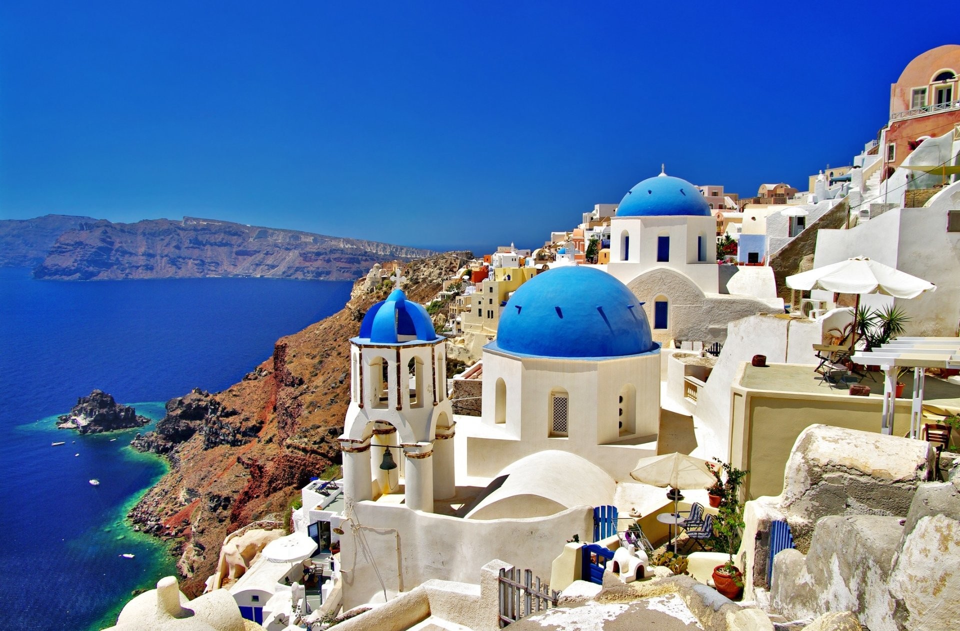 1920x1263, Santorini Wallpapers Santorini Full Hd Wallpaper - Beautiful Santorini Greece - HD Wallpaper 