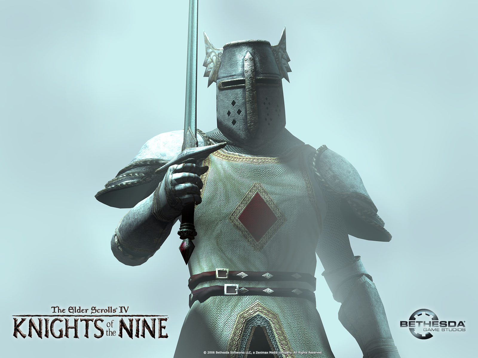 Knights Of The Nine Wallpaper - Oblivion Knights Of The Nine Armor - HD Wallpaper 