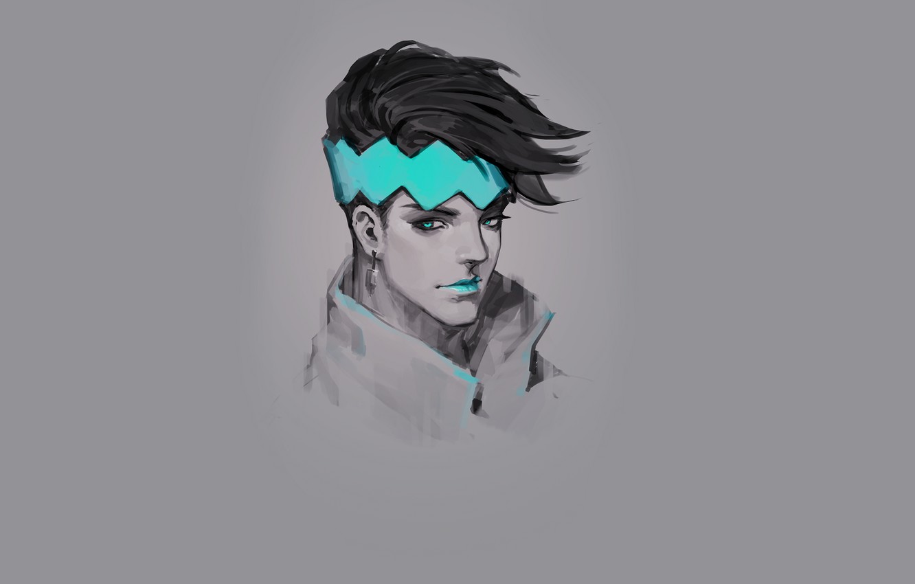 Photo Wallpaper Minimalism, Guy, Jojo S Bizarre Adventure, - Jjba Rohan - HD Wallpaper 