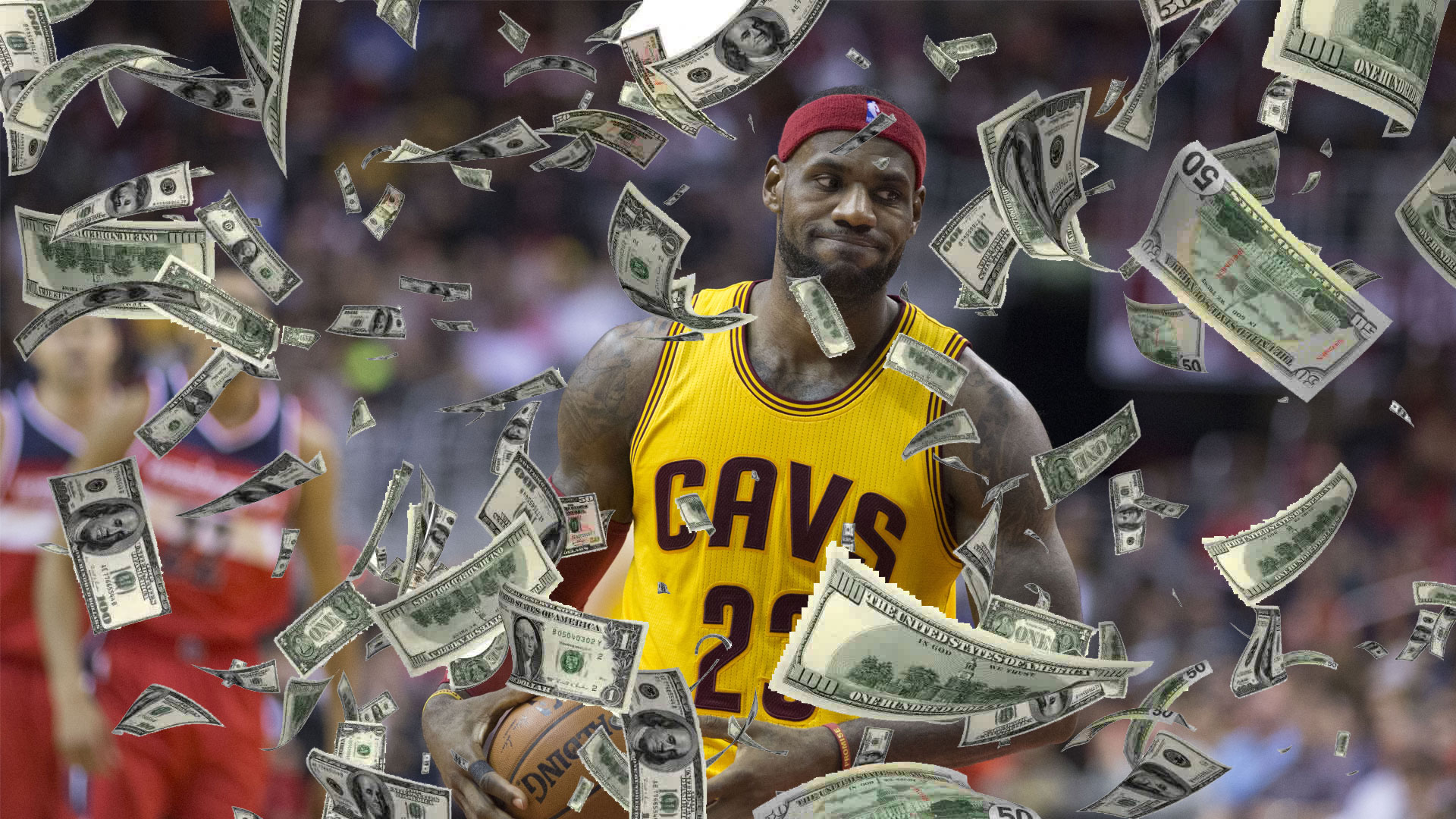 Lebron James Money - HD Wallpaper 