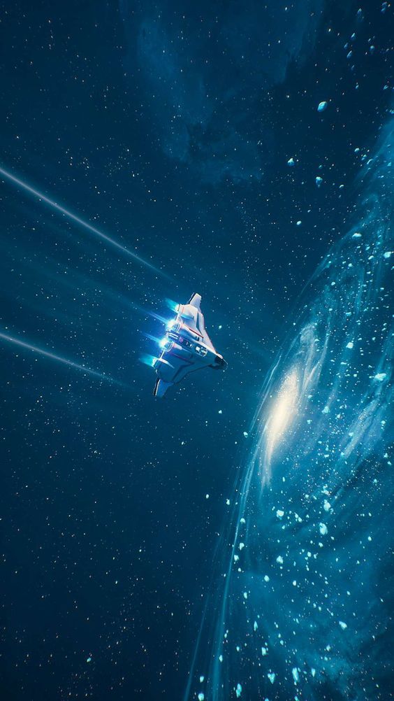 Iphone Wallpaper Space Ship - HD Wallpaper 