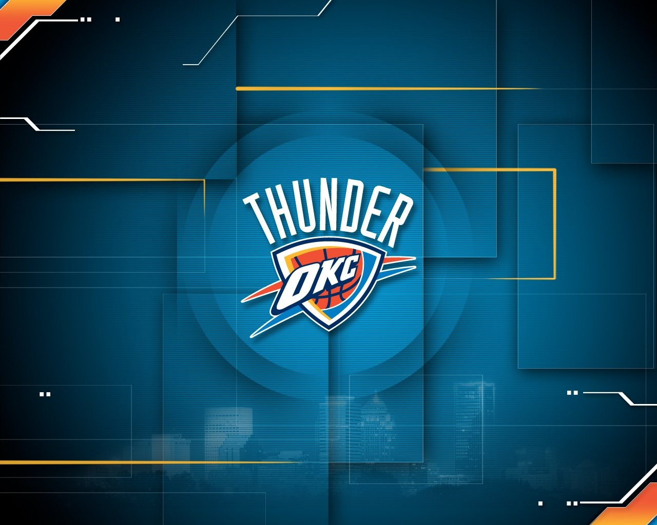 Oklahoma City Thunder Background Hq Wallpaper - Oklahoma City Thunder - HD Wallpaper 