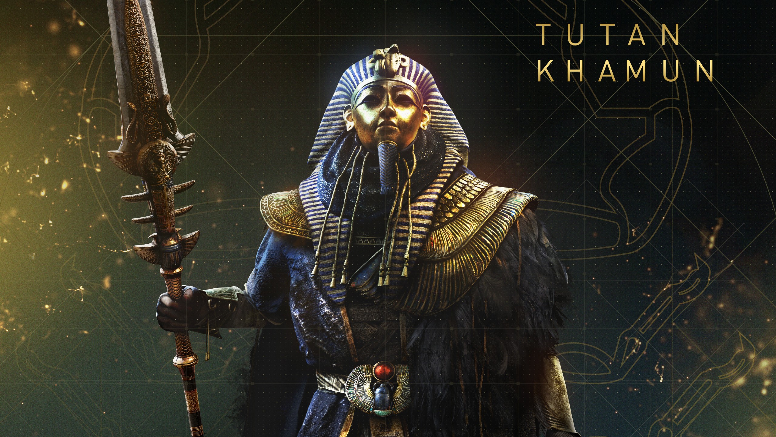 Assassins Creed Origins Tutankhamun 4k 8k Wallpapers - Assassins Creed Origins Art - HD Wallpaper 