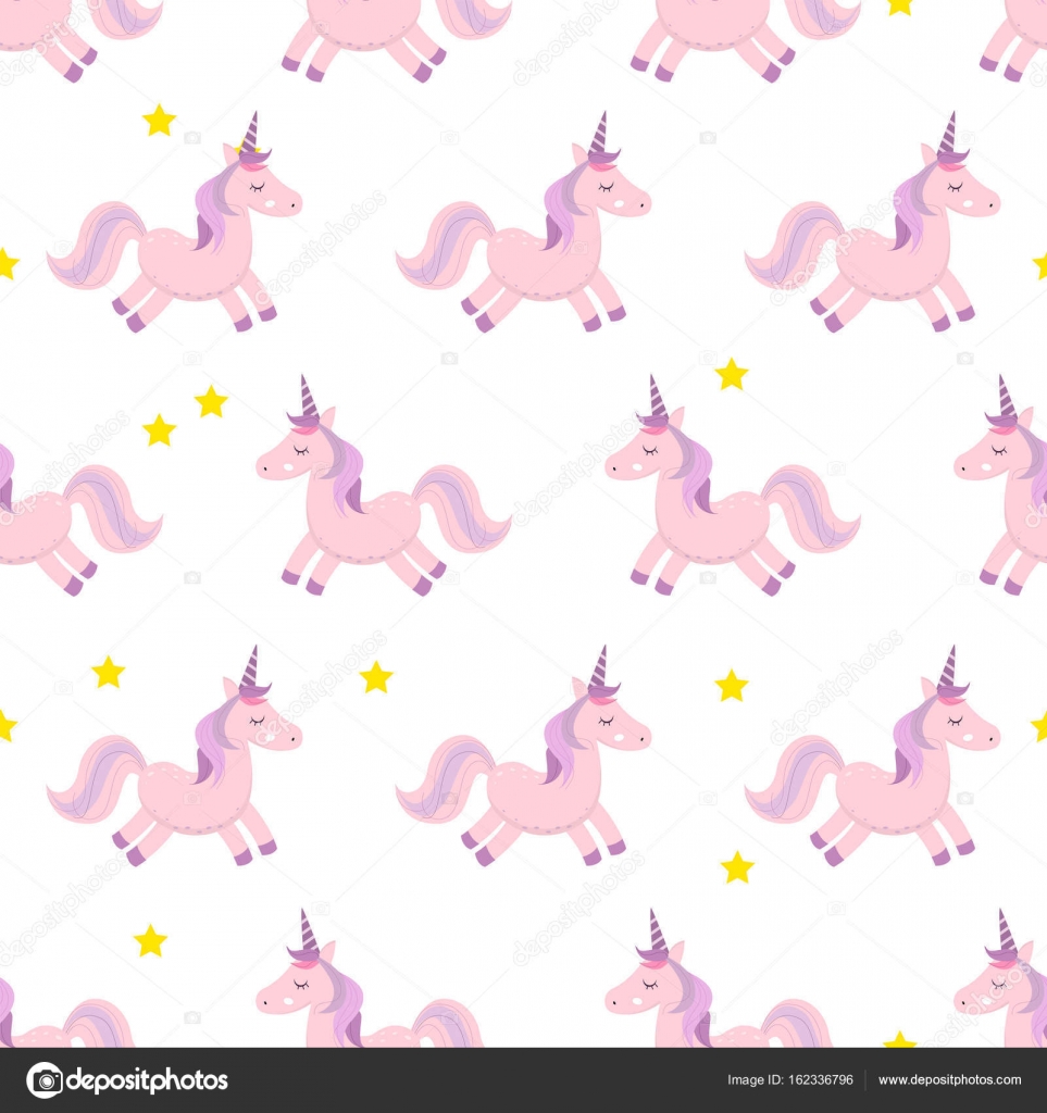 Background Pink Unicorn Vector - HD Wallpaper 