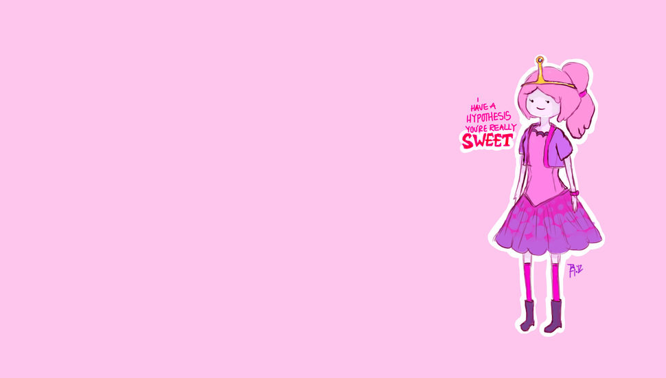 Bublegum, Princess, Adventure Time, Bubblegum, Adventure - Cartoon - HD Wallpaper 