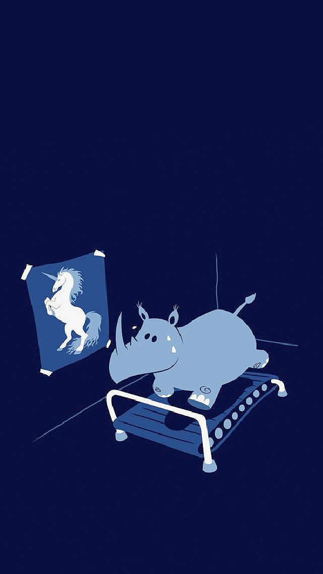 Unicorn Dream - Iphone Wallpaper Funny Unicorn - HD Wallpaper 