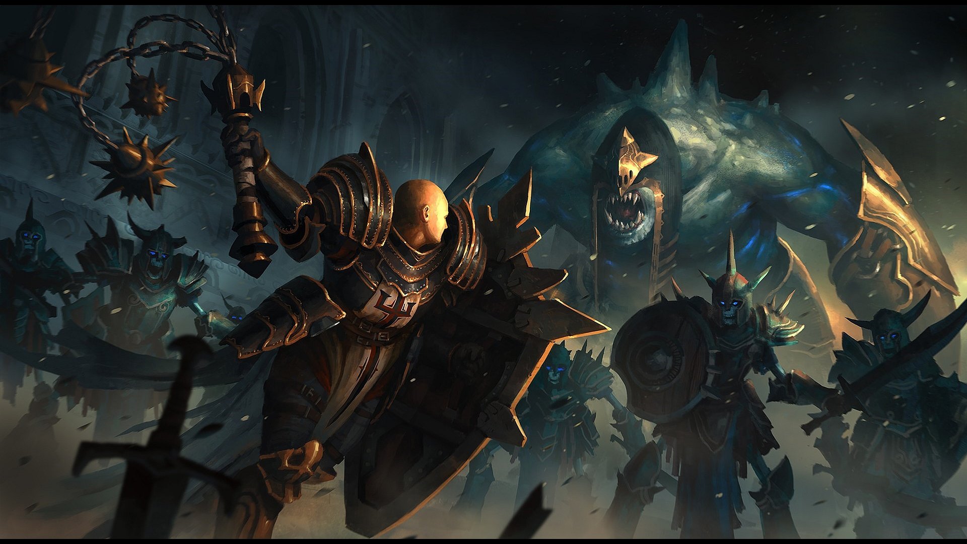 Free Download Diablo - Diablo 3 Wallpaper Hd Crusader - HD Wallpaper 