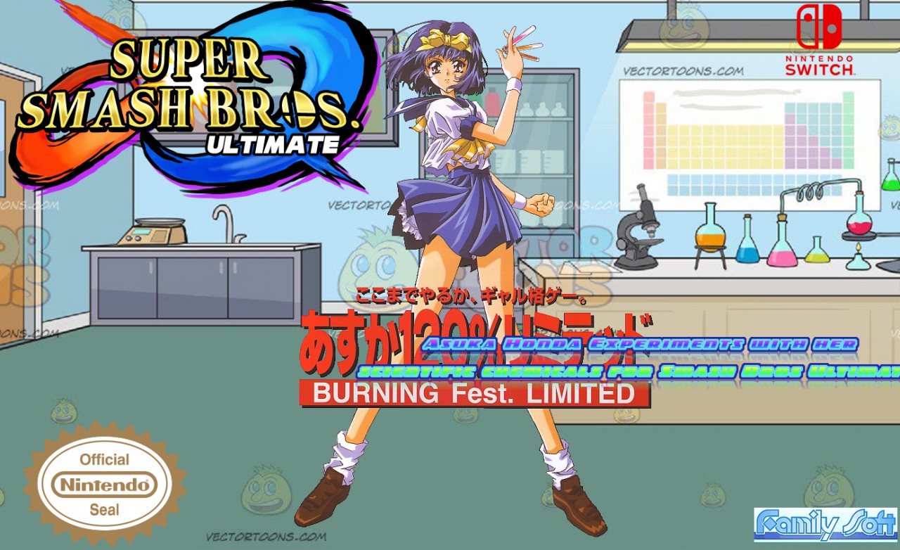 Asuka Honda For Super Smash Bros Ultimate Custom Wallpaper - Cartoon - HD Wallpaper 