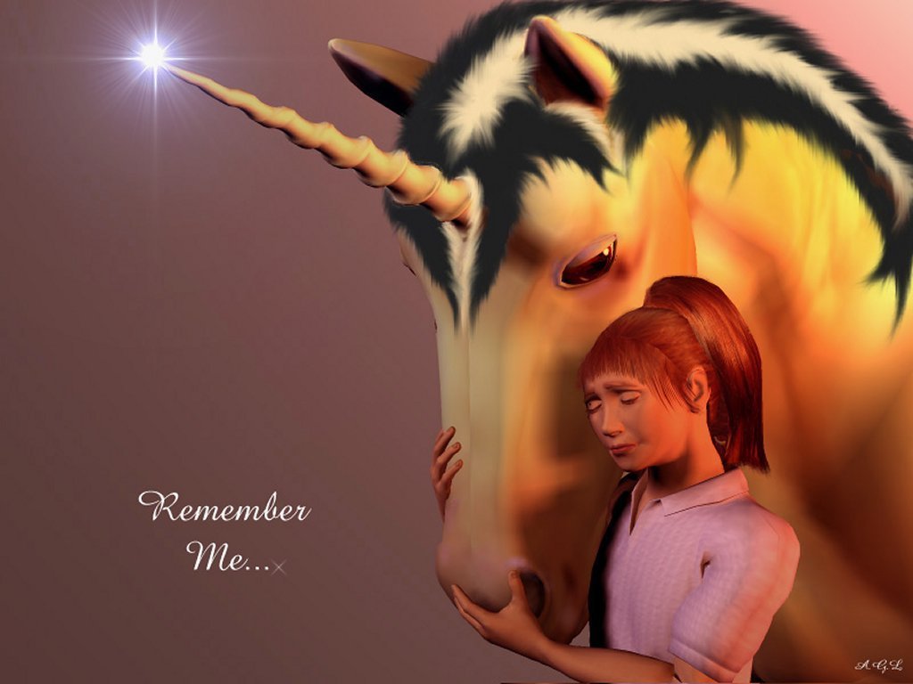 Remember Me Unicorn - Unicorn Remember - HD Wallpaper 