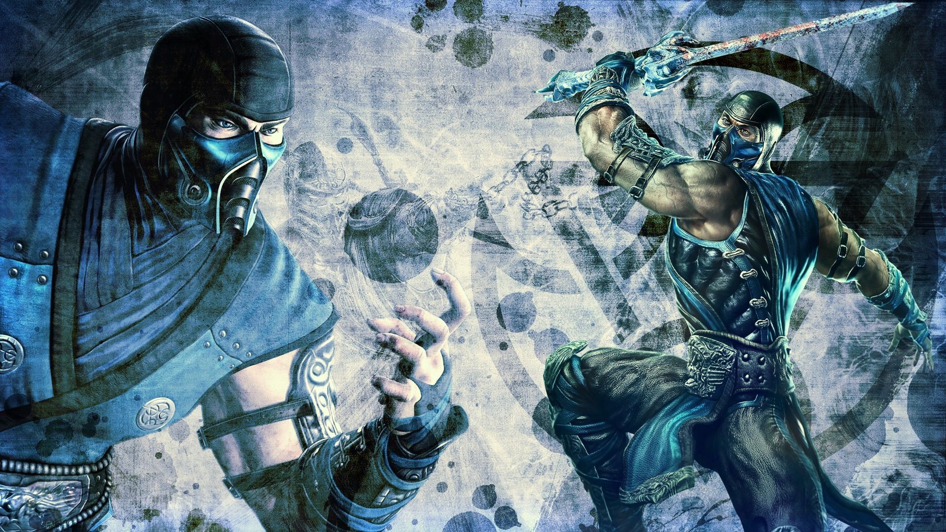 Mortal Kombat Wallpaper Sub-zero - Mortal Kombat 9 Sub Zero - HD Wallpaper 