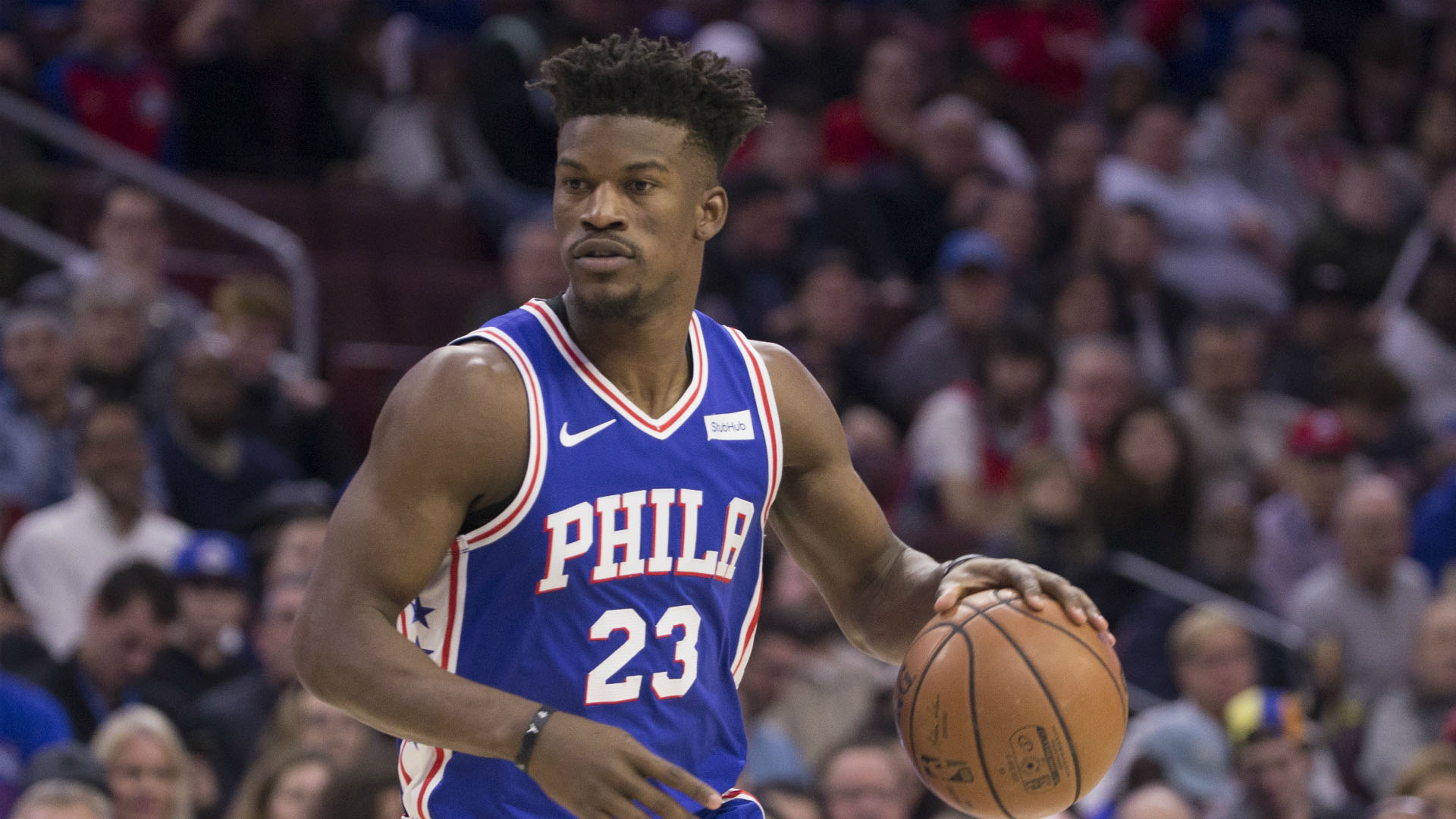 Jimmy Butler Of The Philadelphia 76ers - Jimmy Butler Philadelphia 76ers - HD Wallpaper 