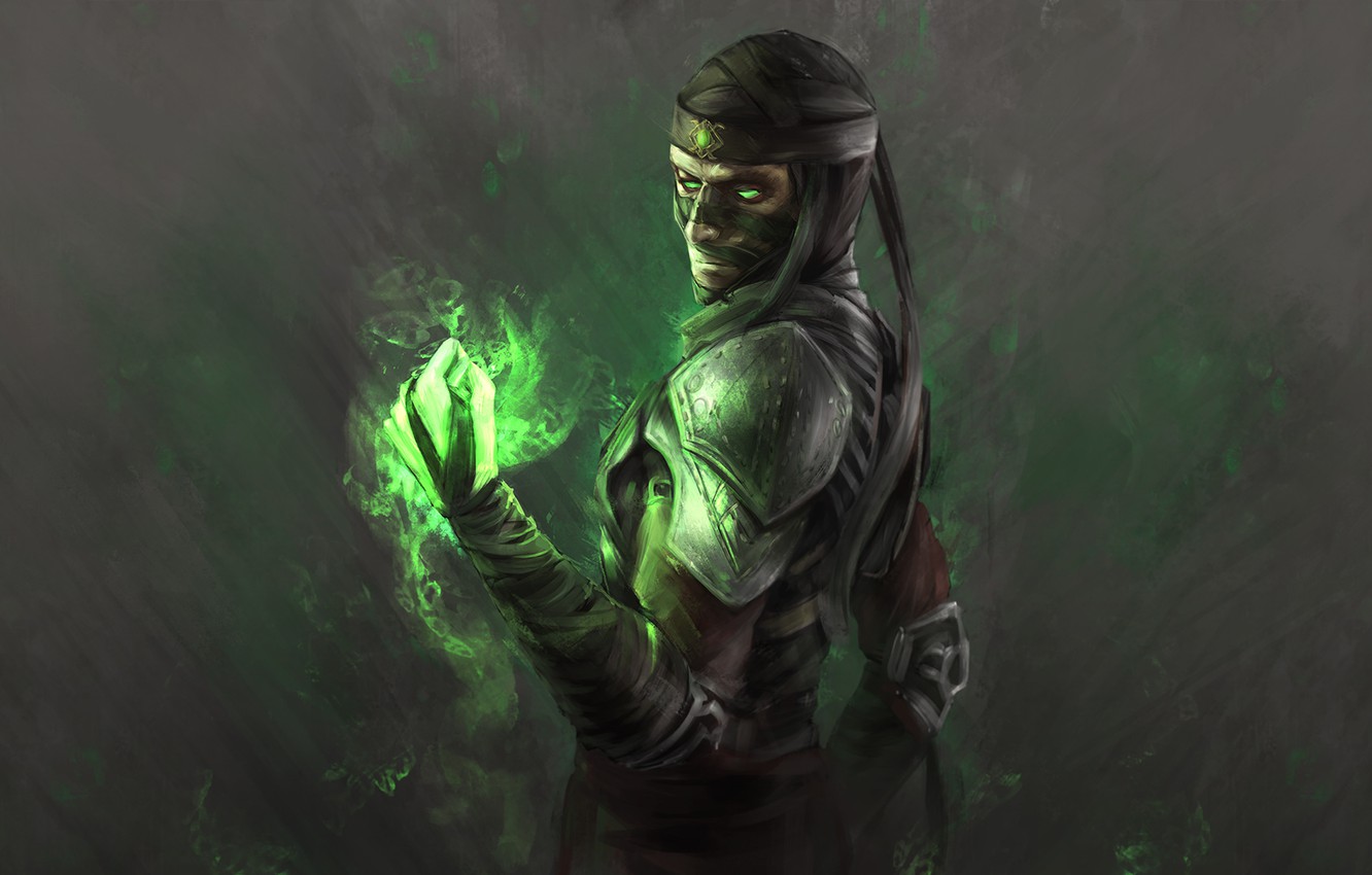 Photo Wallpaper Ermac, Mortal Kombat X, H1fey, Soul - Ermac Master Of Souls - HD Wallpaper 