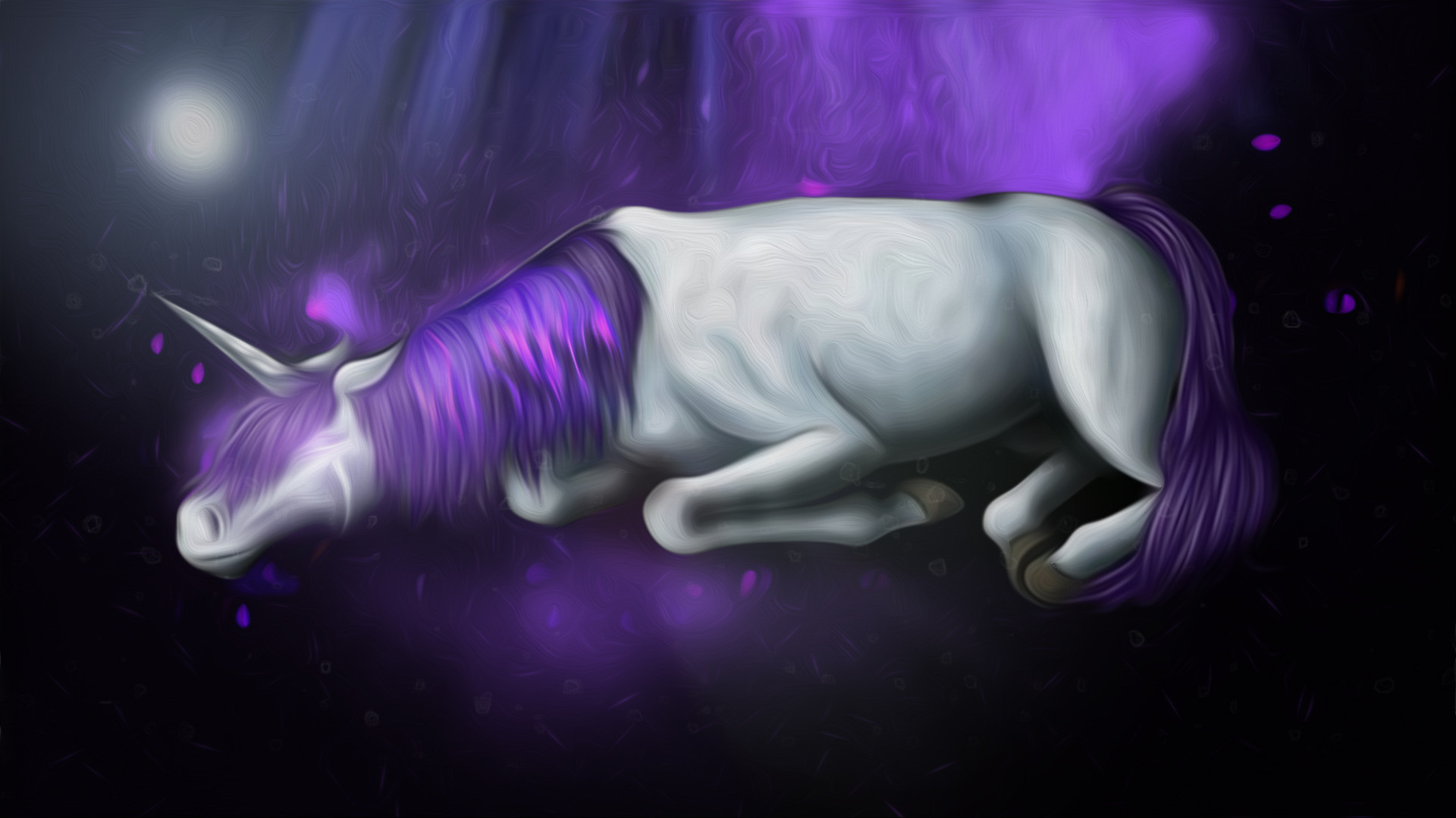 Interesting Trials Fusion Unicorn Cat Wallpapers - Sleeping Unicorn - HD Wallpaper 