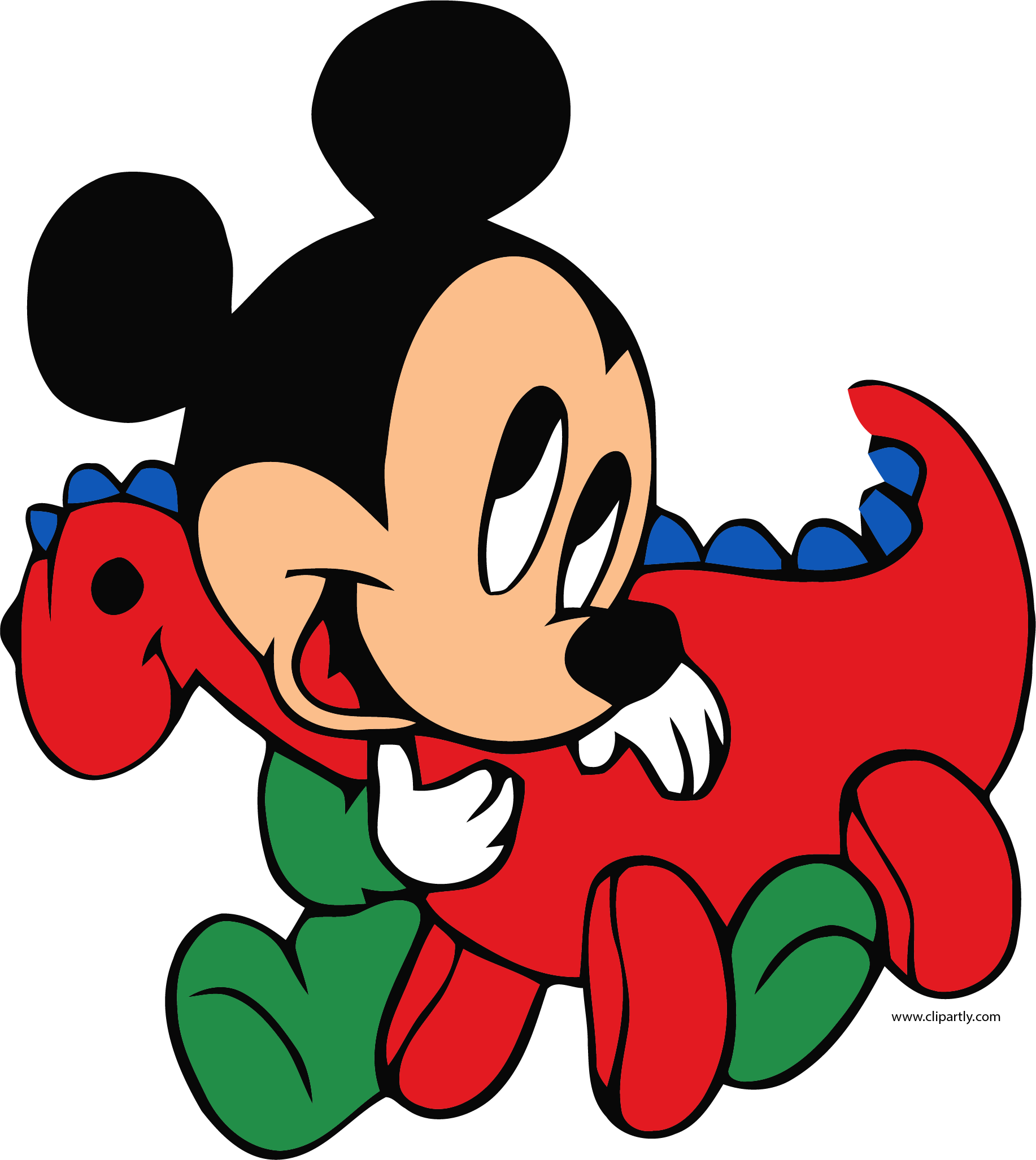 Baby Mickey Dinosaur Doll Wallpaper Clipart Png - Mickey ...