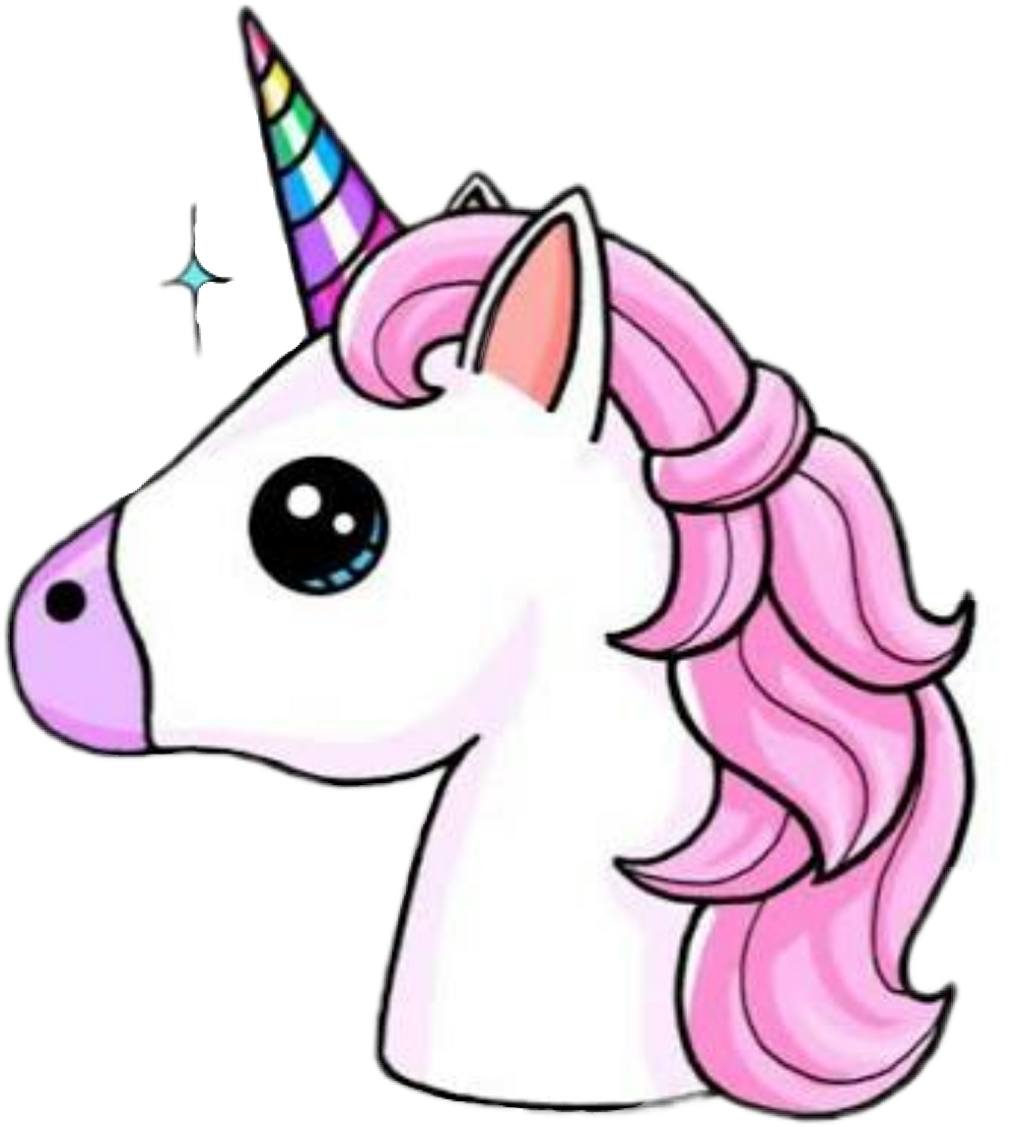 Clip Art Unicorn Kawaii - Cute Easy Unicorn Drawing - HD Wallpaper 