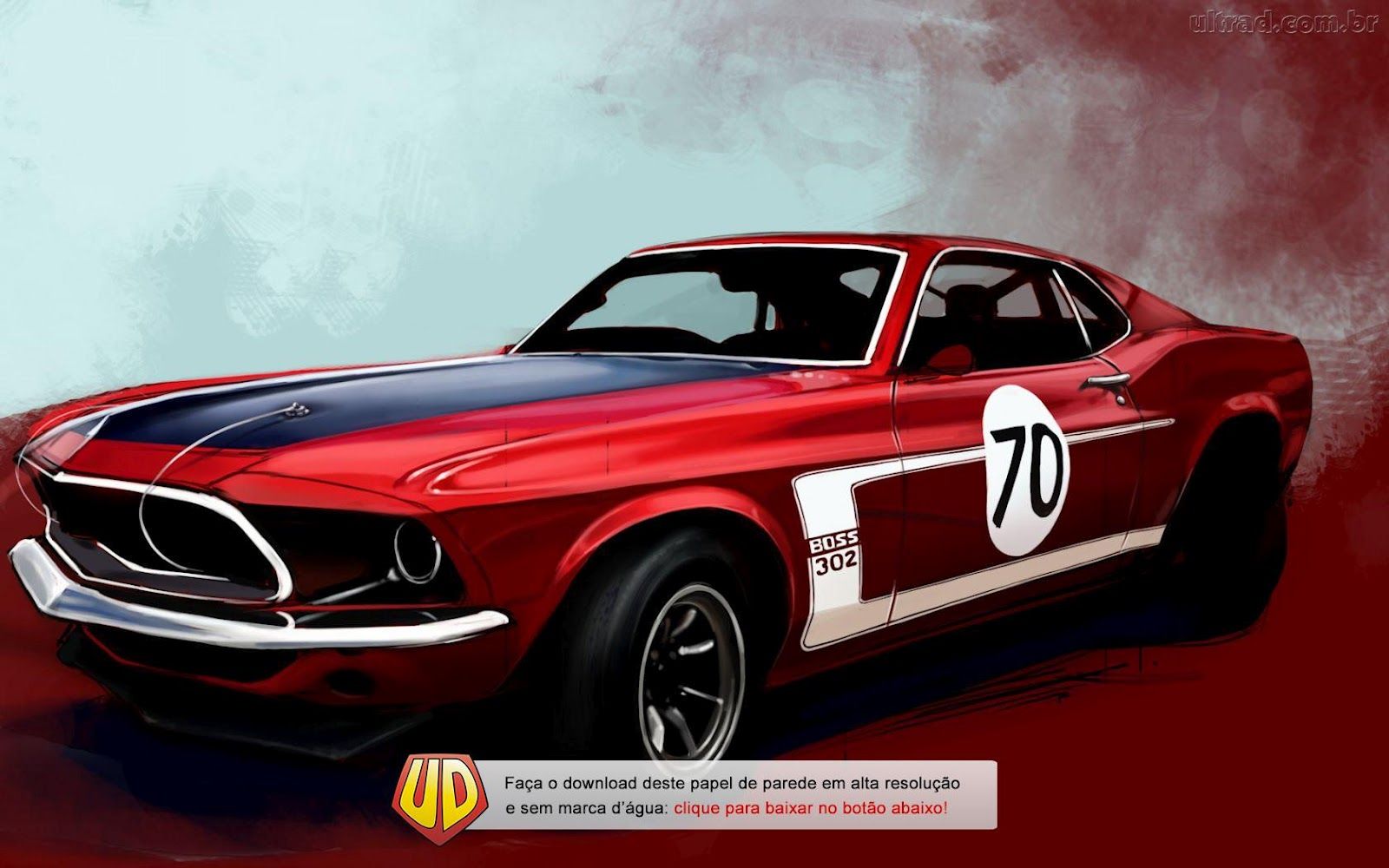 Fondos De Pantalla De Carros Antiguos Cadillac Retro - Ford Mustang Boss 1973 - HD Wallpaper 