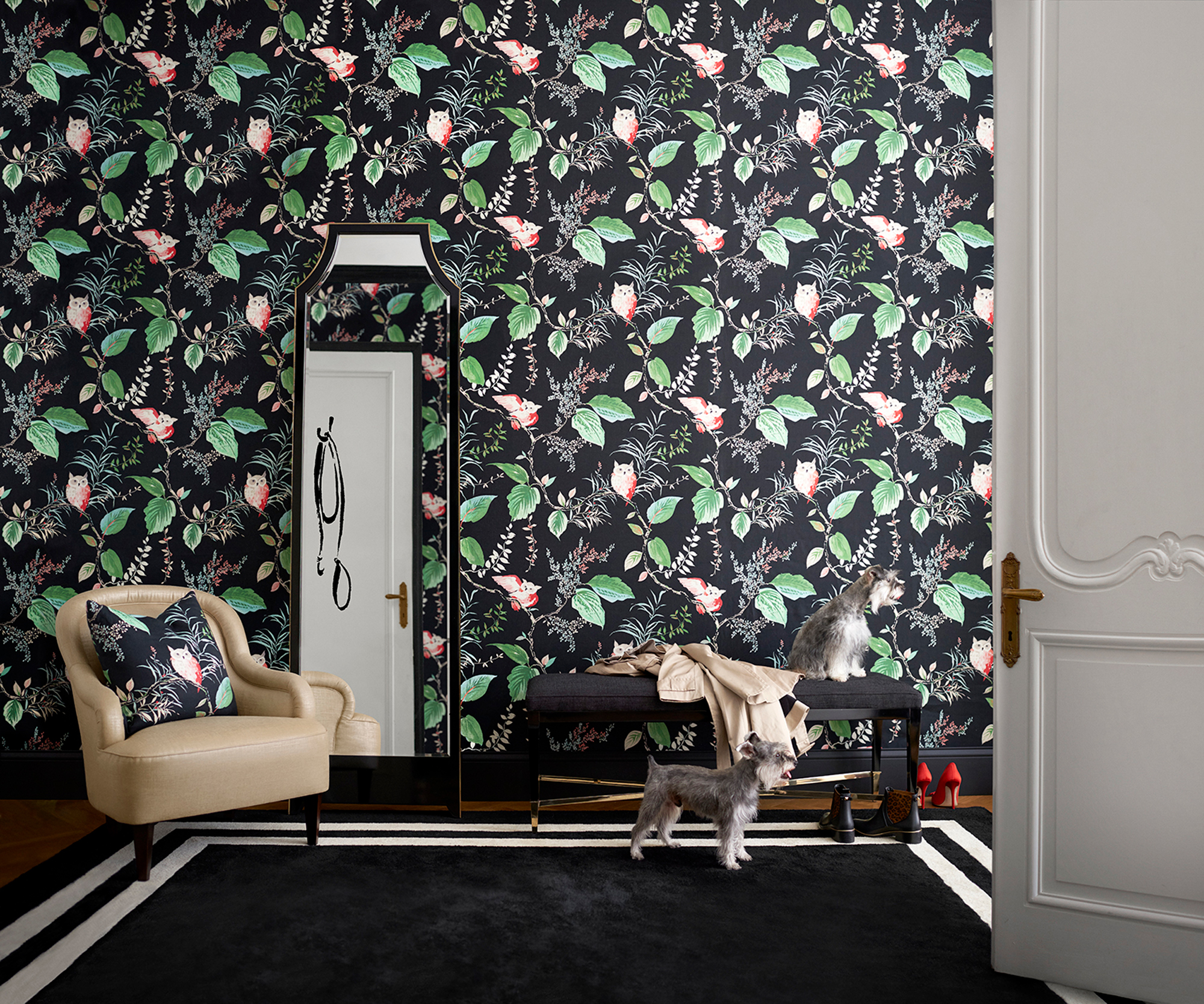 Kate Spade Wallpaper Owlish - HD Wallpaper 