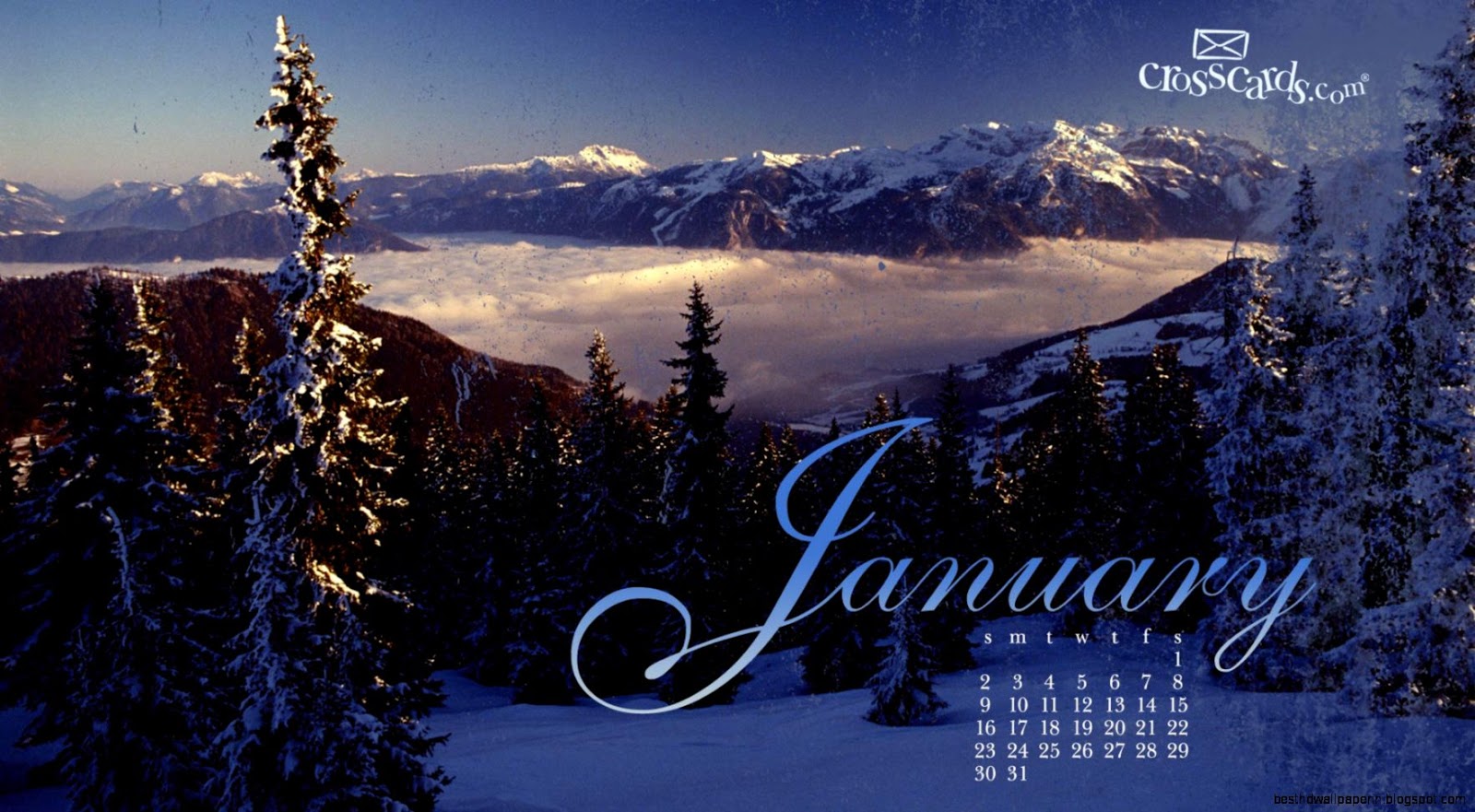 Crosscards Wallpaper Monthly Calendars January - January Wallpaper Hd - HD Wallpaper 
