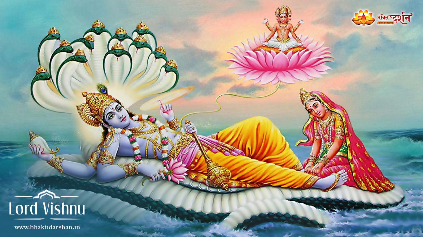 Bhakti Wallpaper Maa Durga Hd - Lord Vishnu - HD Wallpaper 