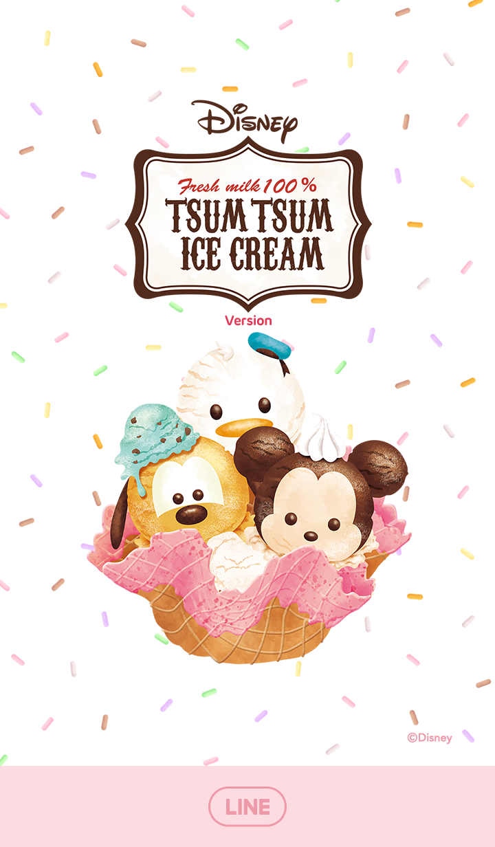 Disney, Donald, And Donald Duck Image - Tsum Tsum Ice Cream - HD Wallpaper 