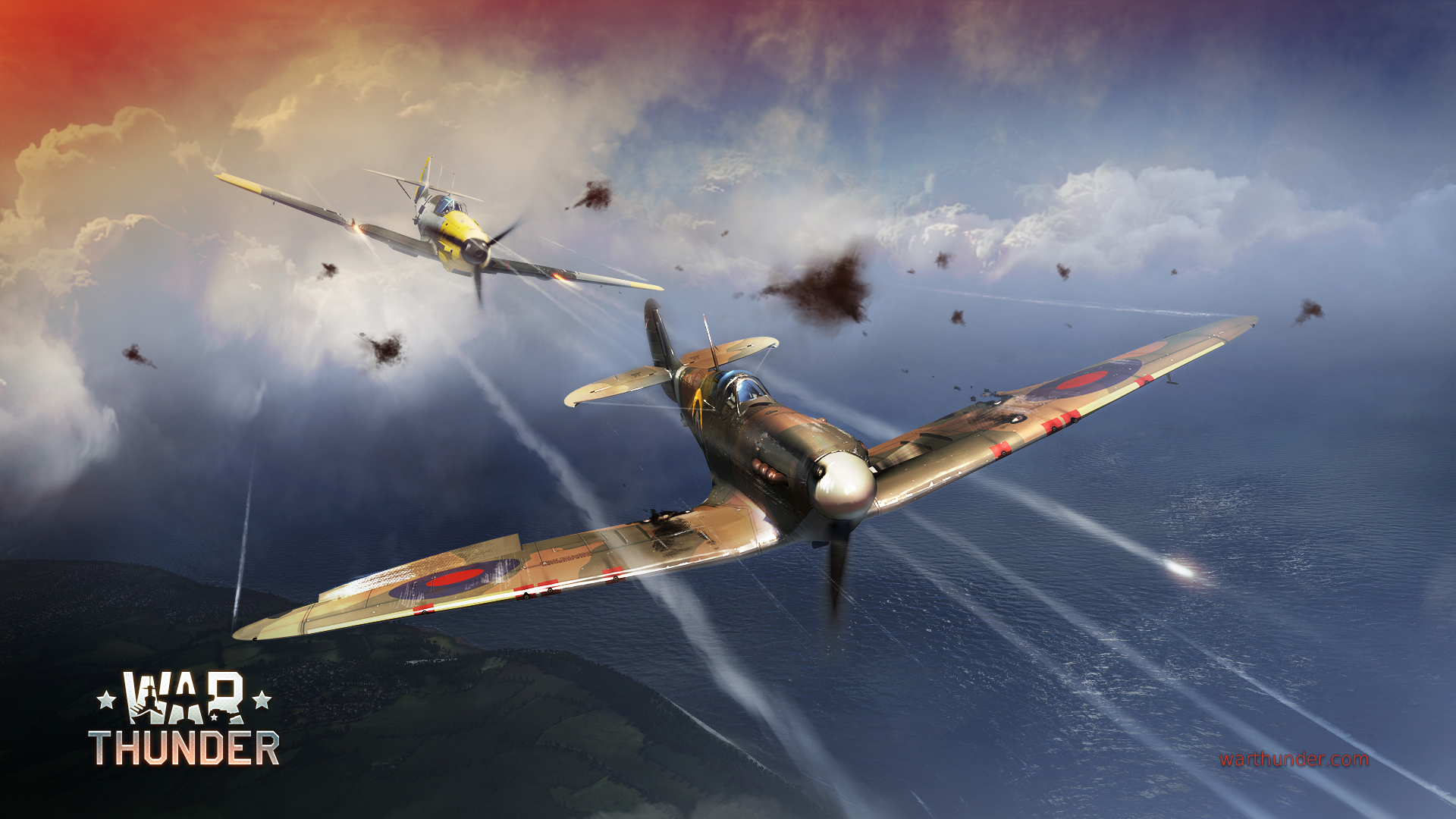 War Thunder Spitfire - HD Wallpaper 