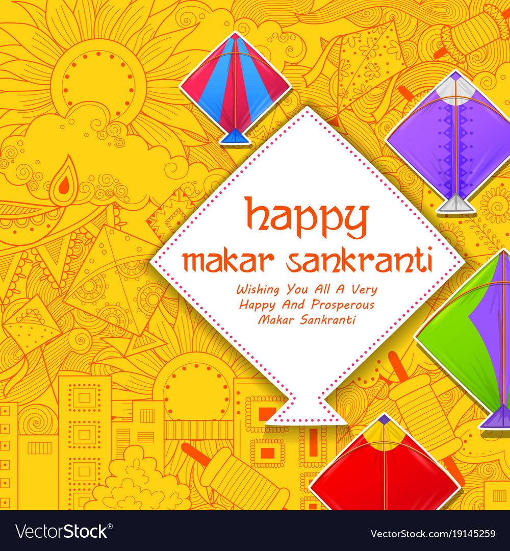 Kite Happy Makar Sankranti - HD Wallpaper 