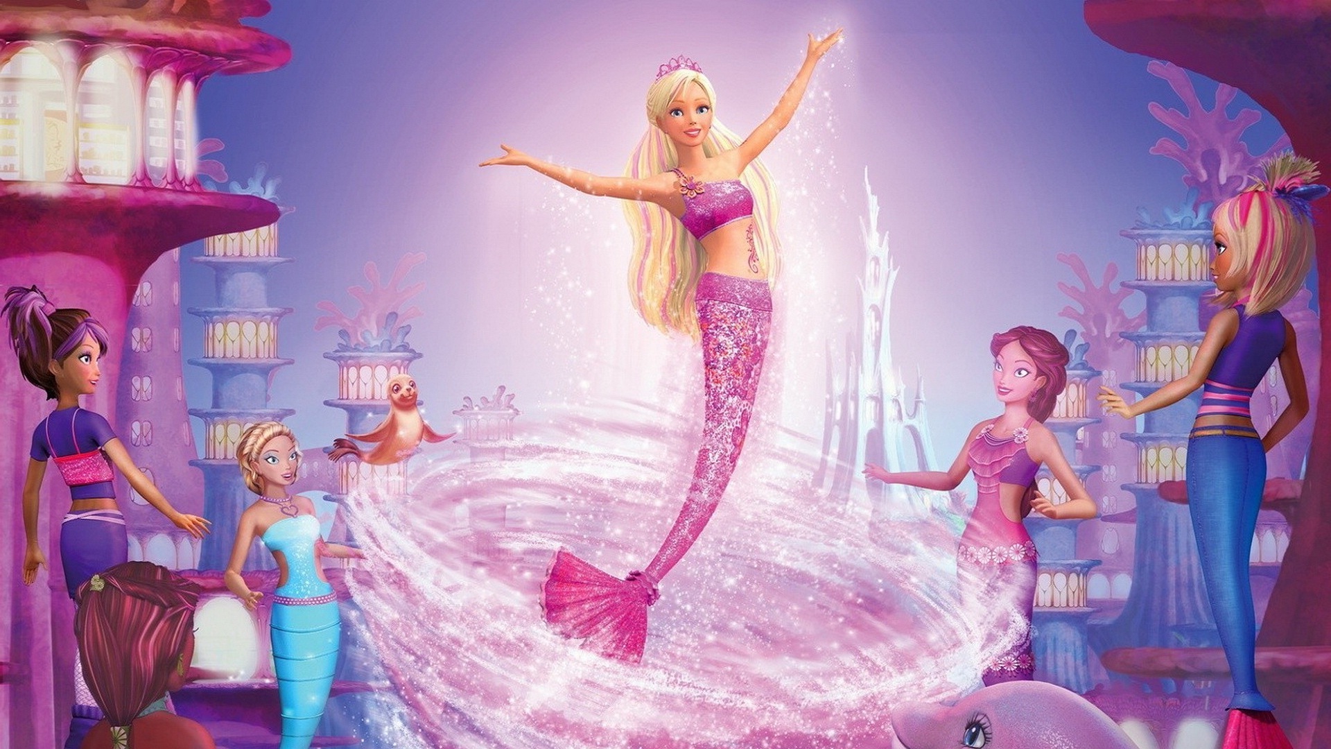 Beautiful Barbie Princess - HD Wallpaper 