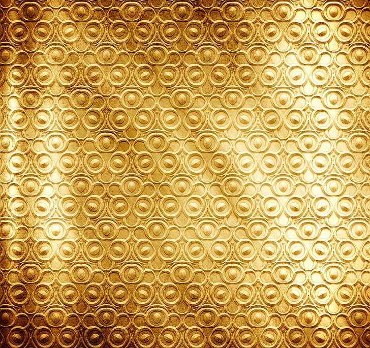 Beige And Brown Print Digital Wallpaper, Metal, Background, - Metal Gold Pattern - HD Wallpaper 