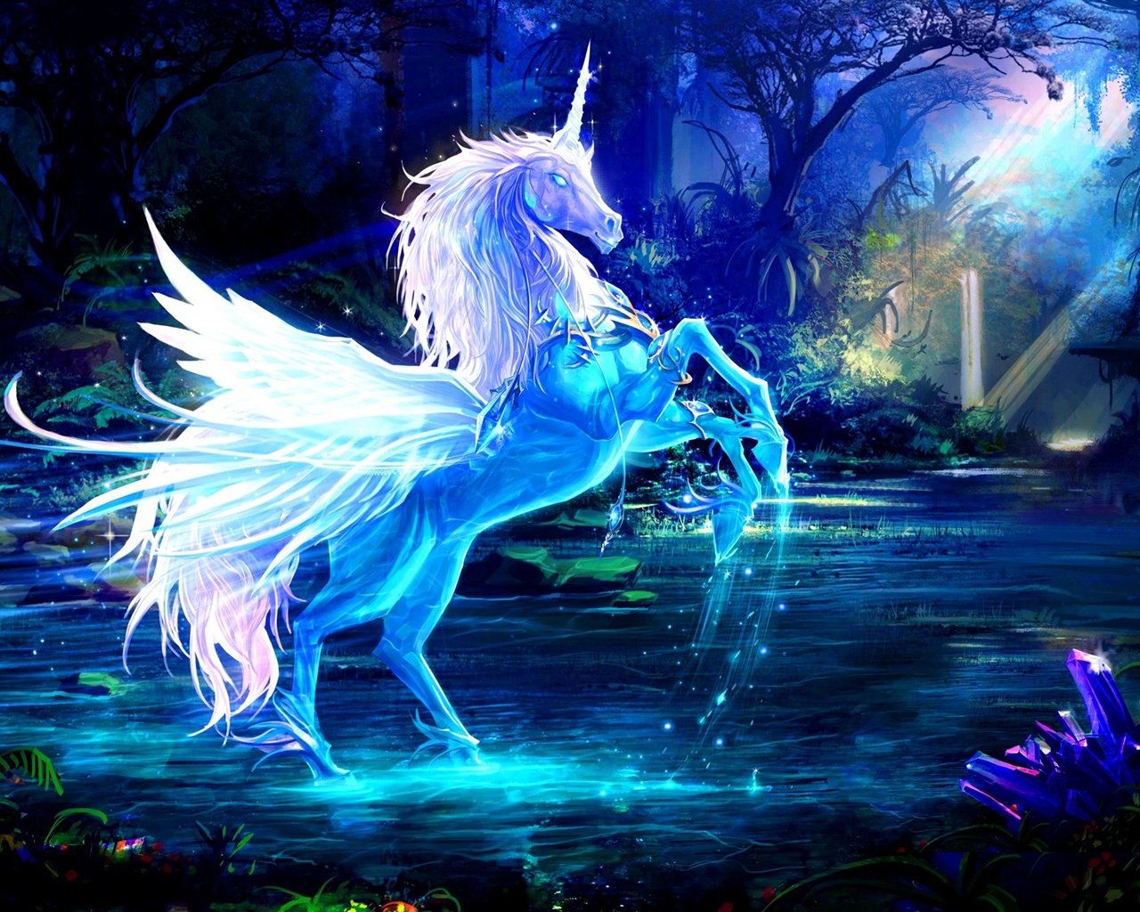 Background Unicorn - HD Wallpaper 