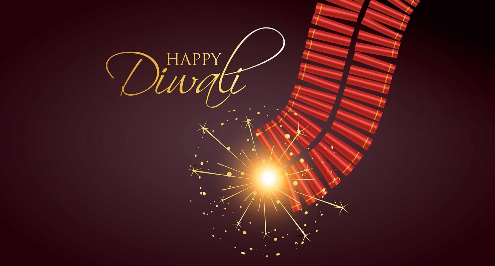 Happy Diwali With Crackers - HD Wallpaper 