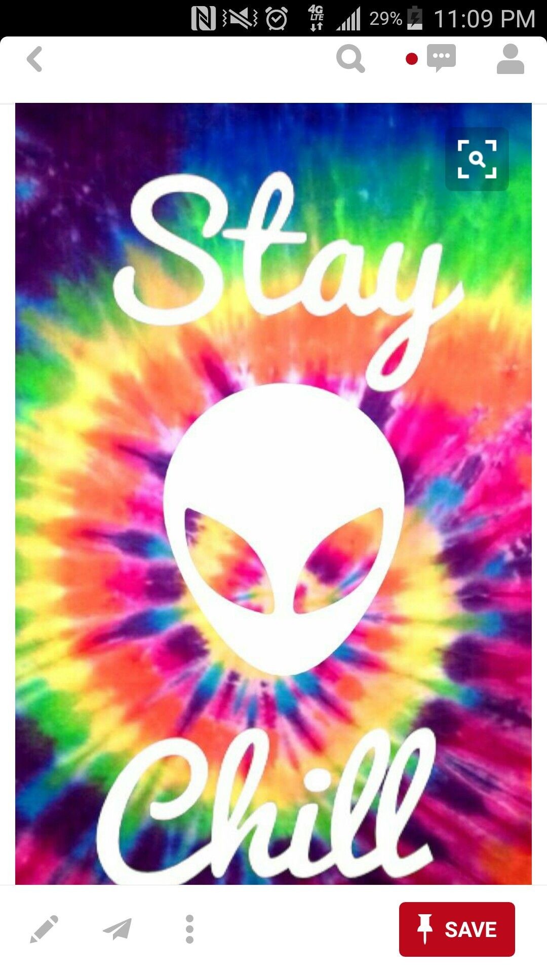 1080x1920, Stay Chill Alien Plastic Case Cover For - Iphone 6 Trippy Alien - HD Wallpaper 