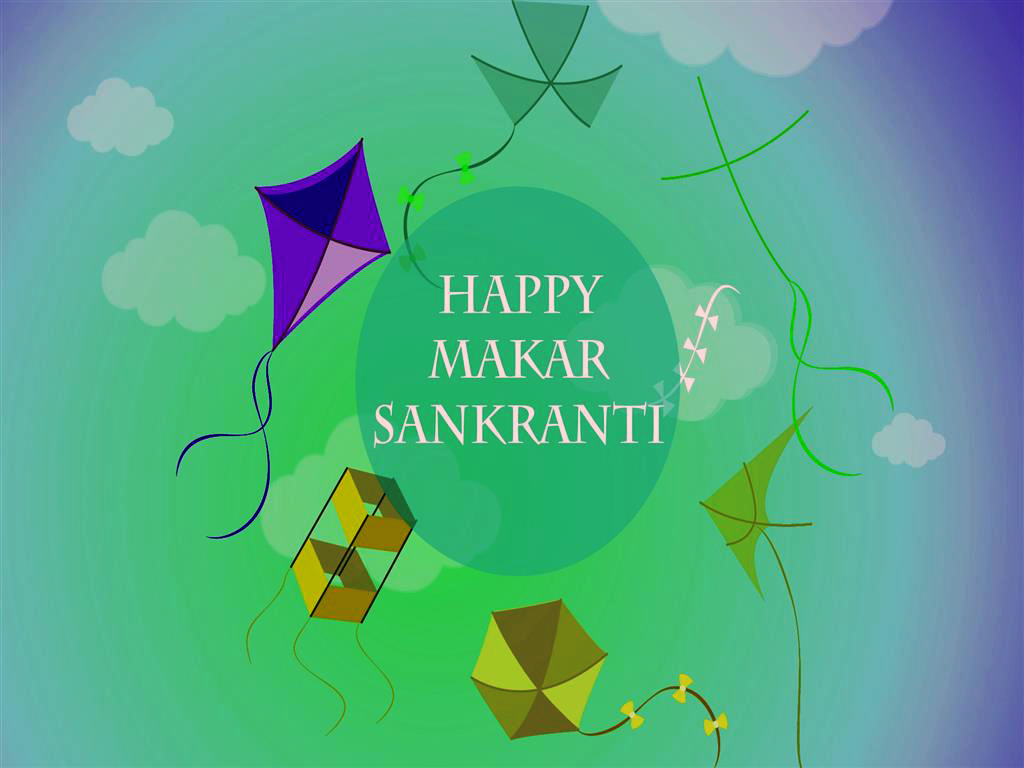 Happy Makar Sankranti 2018 - HD Wallpaper 