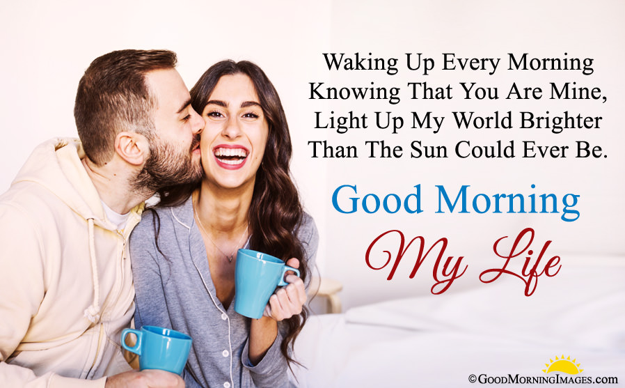 Morning Wake Up Messages For Girlfriend With Hd Picture - Couple Romantic Good Morning Messages - HD Wallpaper 