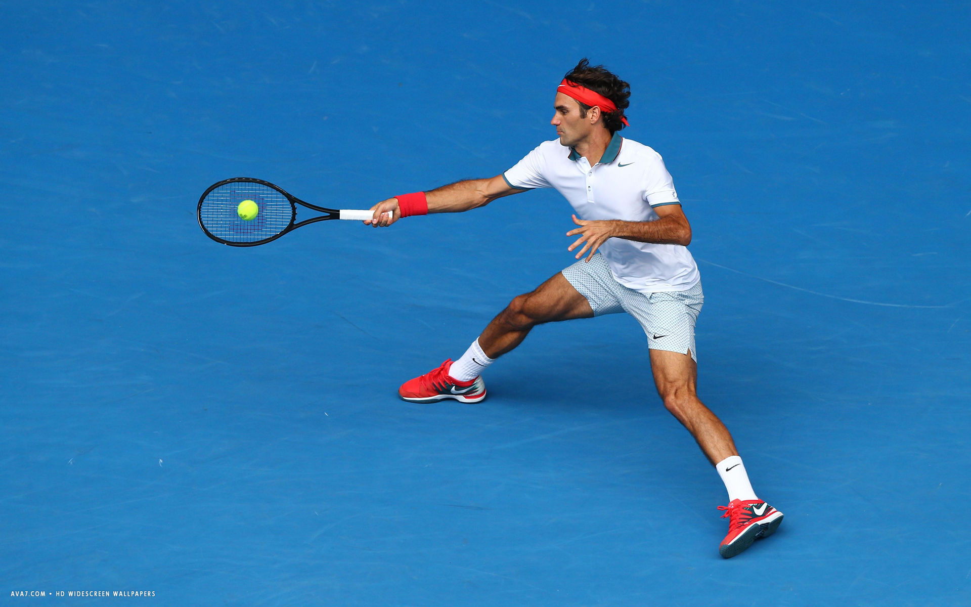 Roger Federer Tennis Player Hd Widescreen Wallpaper - Đánh Tennis - HD Wallpaper 