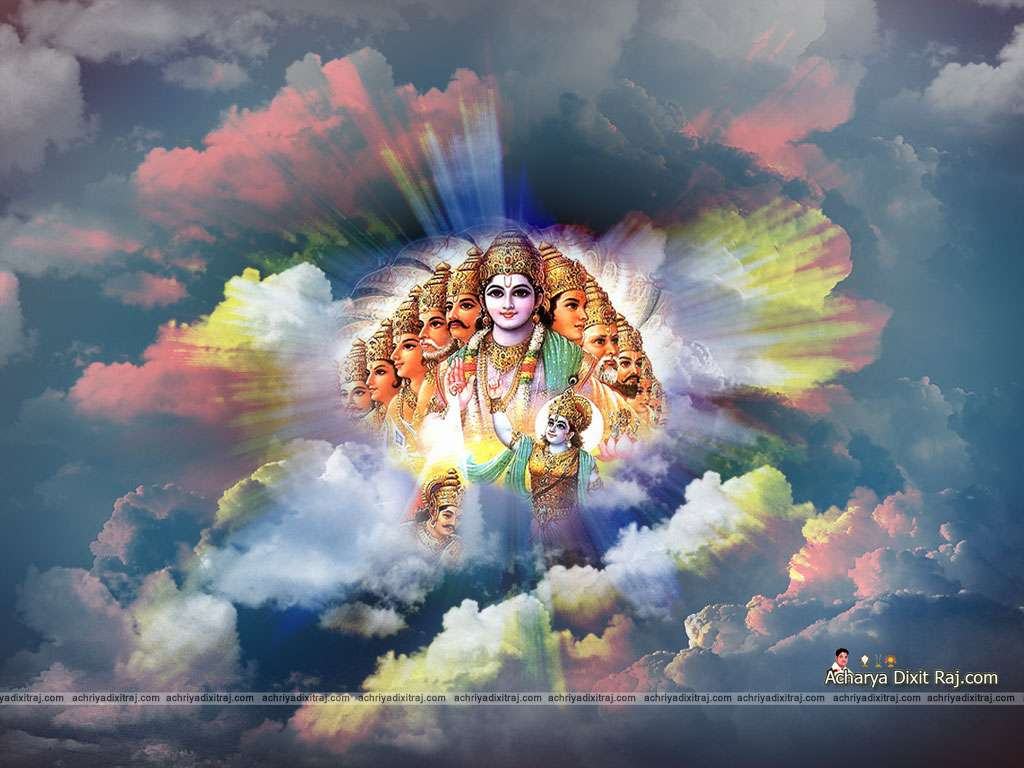 Best Krishna Wallpaper - Yada Yada Hi Dharmasya Sloka - 1024x768 Wallpaper  